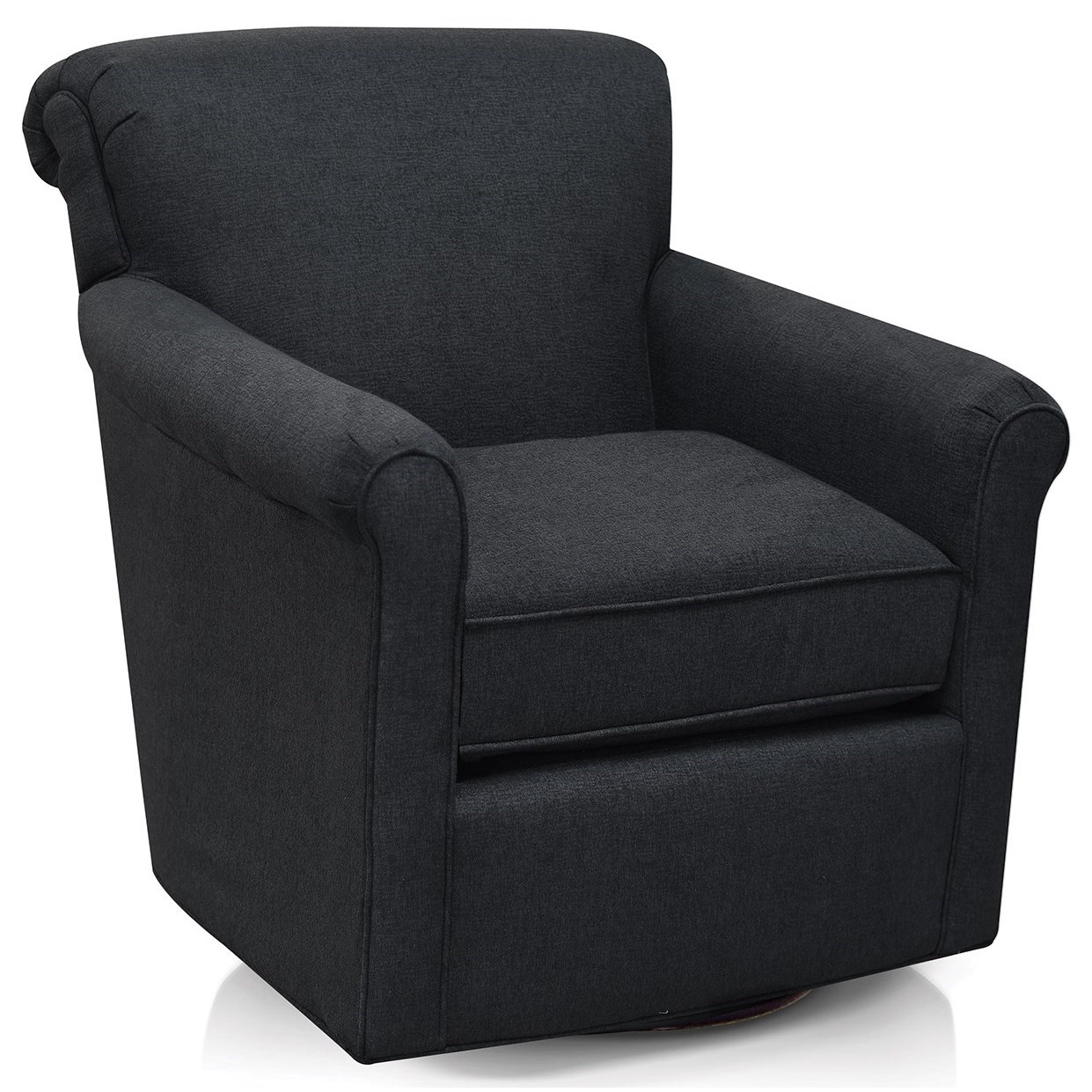 England Jackson 3C00 Swivel Chair with Transitional Style Reeds